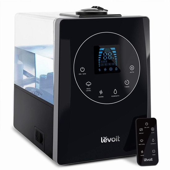  Levoit 6升大容量 超声波冷暖雾 静音加湿器7.2折 93.5加元包邮！