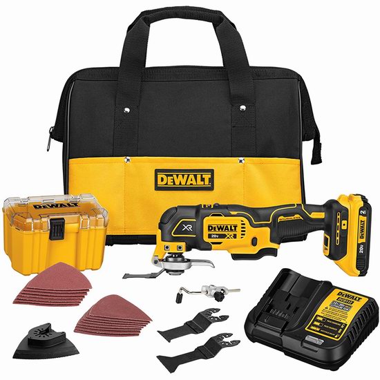  Dewalt 得伟 DCS356D1 20V MAX XR 无刷锂电多功能打磨切割机6.9折 179加元包邮！