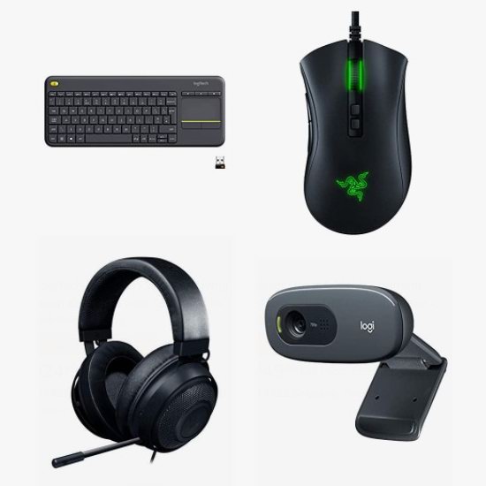  网购周头条：精选大量 Logitech、Razer、Corsair 游戏鼠标、键盘、耳机、话筒、游戏办公椅等4折起！