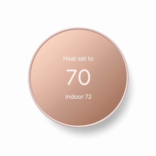 Google Nest Thermostat 高颜值 家用智能温控器7.8折 139.98加元包邮！