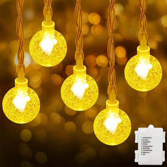  TAIMEI 30 LED 彩色水晶球灯 8.99加元！2款可选！