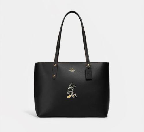  Disney X Coach Central 米老鼠托特包 283.5加元（原价 405加元）+满送零钱包（4选1）+包邮！2色可选！