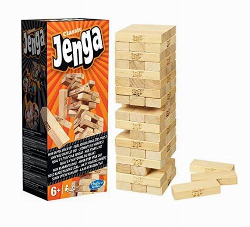 Hasbro 孩之宝 Jenga 经典木制积木玩具 18.67加元（原价 23.49加元）