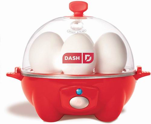  历史最低价！Dash 多用途蒸菜/蒸虾/蒸饺/蒸包子馒头/煮蛋器6.3折 21.49加元！