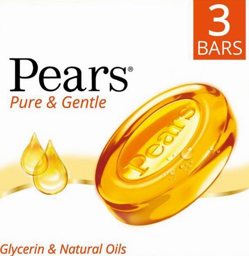  Pears 保湿滋润 透明皂3块  2.82加元，3种香型可选！