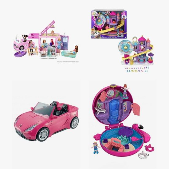  金盒头条：精选 Barbie、Polly Pocket 芭比玩偶、玩具套装等全场7折！