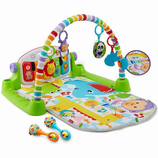  金盒头条：历史新低！Fisher-Price 费雪 Kick & Play 豪华婴幼儿小钢琴 爬行毯/游戏垫折5.8折 34.97加元！