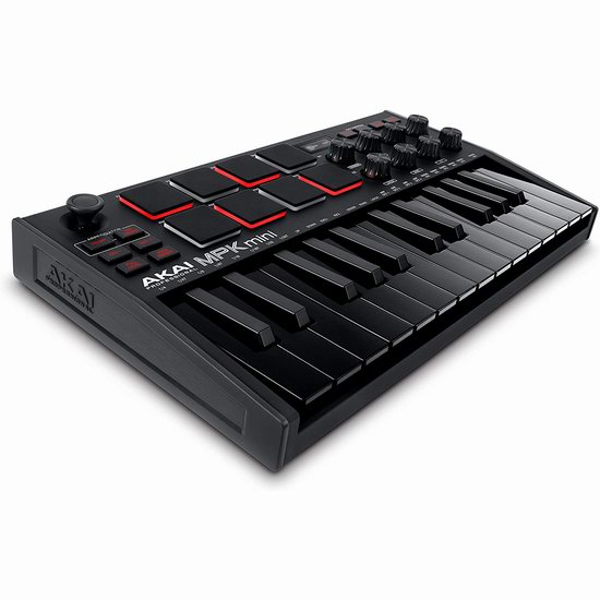  历史新低！AKAI 雅家 Professional MPK Mini MK3 便携式编曲 25键盘控制器 109.7加元包邮！