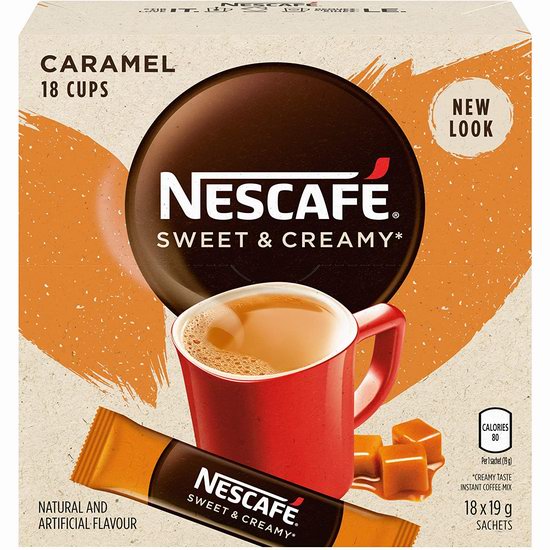  NESCAFÉ 雀巢香甜奶油 速溶咖啡（108袋）6.6折 28.02加元！
