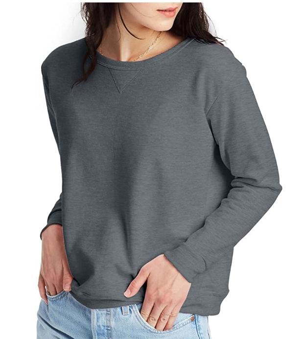  Hanes 女士50%棉混纺套头衫 11.69加元起