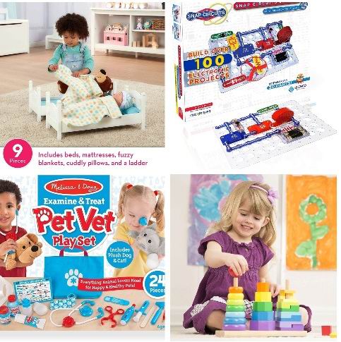  精选Melissa & Doug、Elenco、LOL Surprise等儿童品牌玩具 4.7折起