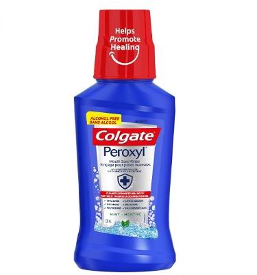  Colgate Peroxyl 1.5%过氧化氢漱口水 薄荷味 237毫升 6.64加元（原价 7.99加元）+包邮！