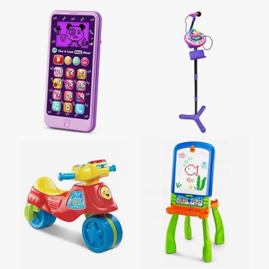  金盒头条：精选 VTech 伟易达、LeapFrog 跳蛙 儿童益智玩具、学习玩具、儿童相机、儿童卡拉OK机、滑板、滑步车等5.8折起！低至6.99加元！