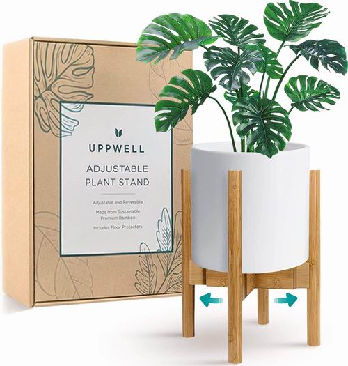  UppWell 可调节 8-12 英寸木制植物支架 29.72加元（原价 34.97加元）