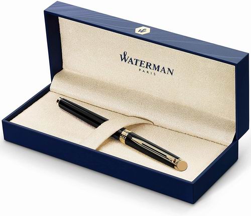 Waterman Hemisphere黑色带金边钢笔 83.45加元（原价 122.04加元）+包邮！