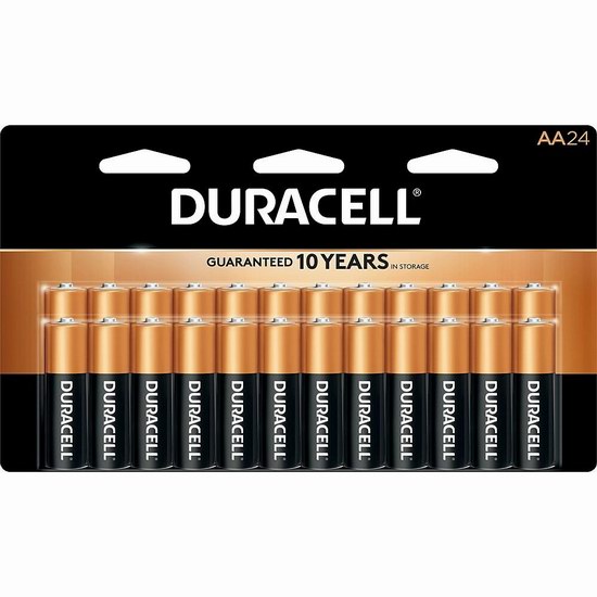  Duracell 金霸王 超能量AA碱性电池20件套4.9折 10.29加元包邮！