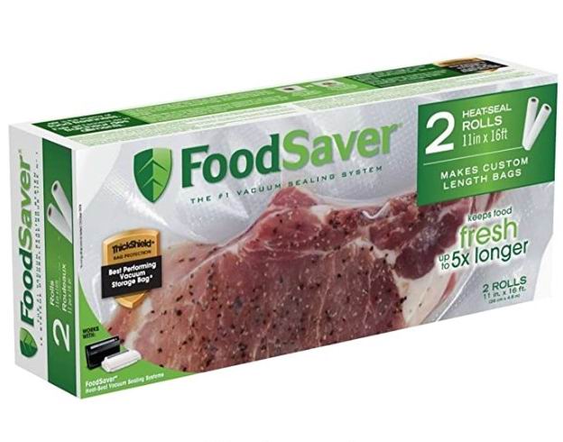  FOODSAVER 真空密封食品保鲜卷2卷 19.08加元（原价 24.96加元）