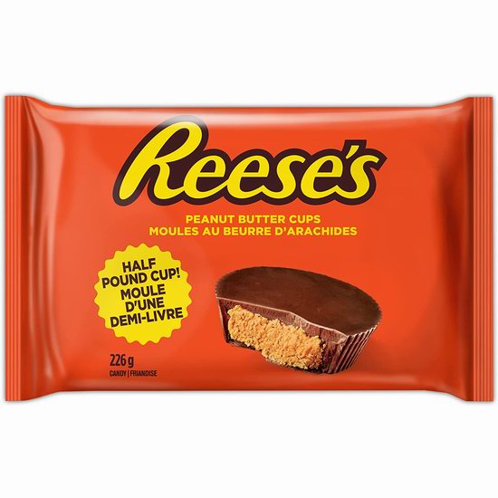  Reese 巧克力糖果花生酱杯（226克）5.8折 3.79加元！