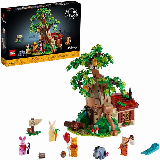  历史新低！LEGO 乐高 21326 迪士尼 小熊维尼树屋（1265pcs）6.8折 95.99加元包邮！