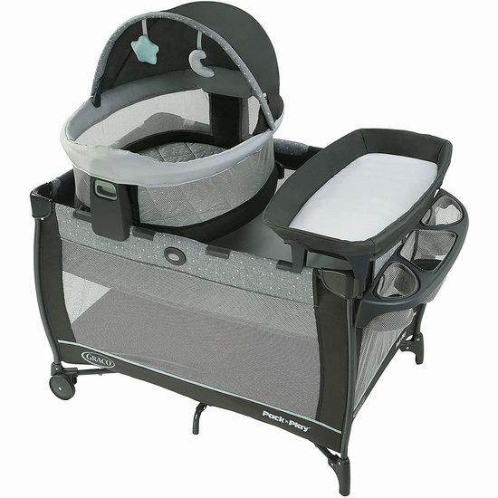  Graco Pack'n Play 五合一 多功能婴儿摇篮/豪华游戏床5.9折 160.99加元包邮！