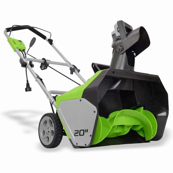  GreenWorks 20英寸电动铲雪机5.3折 159.99加元包邮！