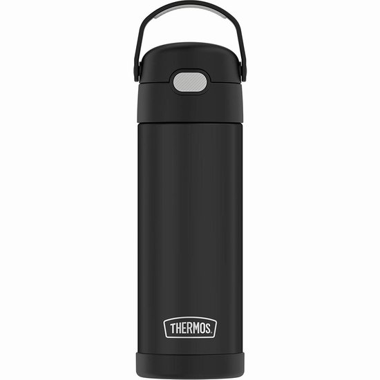  历史最低价！Thermos 膳魔师 Funtainer 16盎司 哑光黑 不锈钢保温杯6.8折 14.99加元！