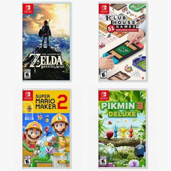 精选6款 Nintendo 任天堂 Switch 爆款视频游戏5折起！低至29.95加元！