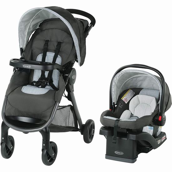  历史新低！Graco 葛莱 FastAction SE 婴儿推车+提篮套装6折 239.99加元包邮！