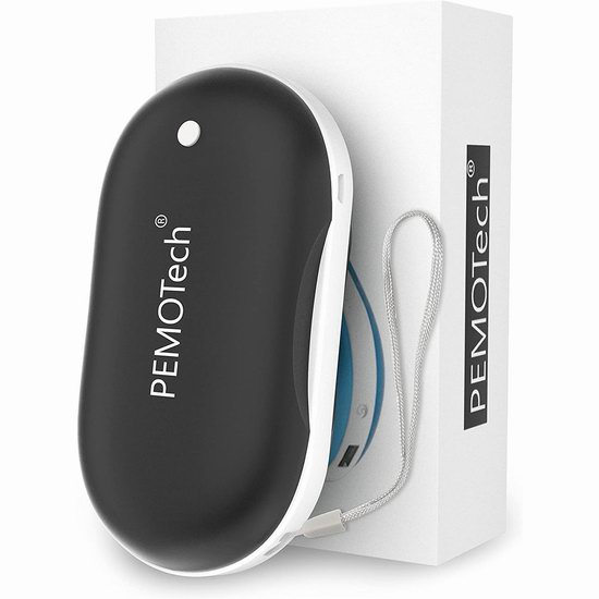  历史新低！PEMOTech 6400mAh 9小时超长续航 多功能迷你暖手宝/充电宝5.3折 24.83加元包邮！2色可选！