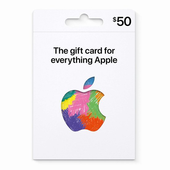  购买Apple苹果电子礼品卡50加元，送价值5加元亚马逊礼品卡！