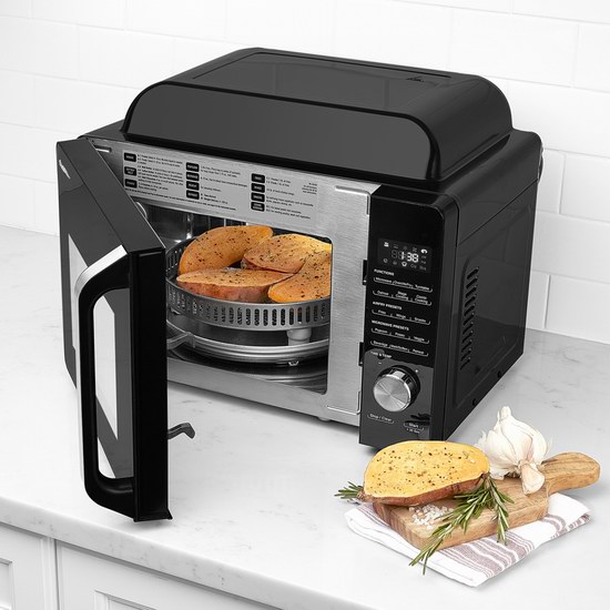  白菜价！历史新低！Cuisinart 美膳雅 AMW-60C 三合一微波炉/空气炸锅/ 对流烤箱3.6折 155.1加元包邮！