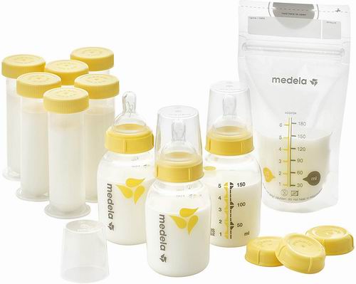  史低价！Medela 美德乐母乳储存+奶瓶套装 28.86加元（原价 39.99加元）