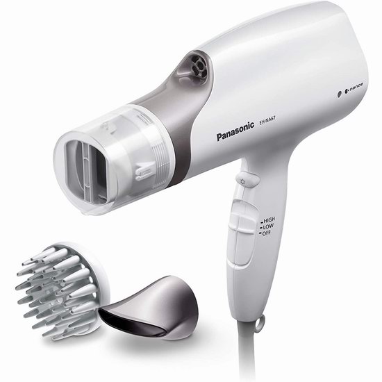  Panasonic 松下 Ehna67 摆动式快干喷嘴 纳米水离子 沙龙级电吹风6.9折 144.99加元（原价 209.99加元）