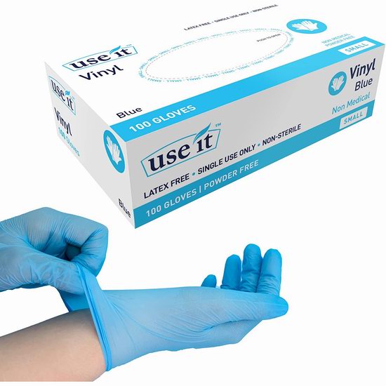  Use It Vinyl 大号 一次性手套（100双）11.7加元！