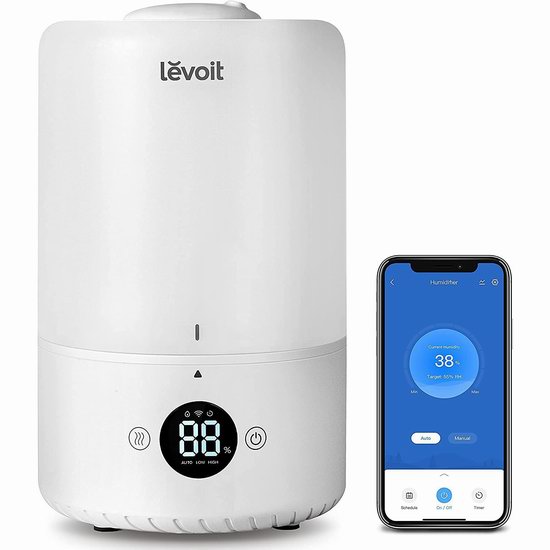  近史低价！LEVOIT 3升 静音冷雾 智能加湿器 79.89加元包邮！