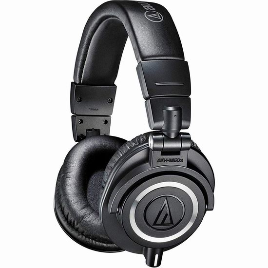  Audio-Technica 铁三角 ATH-M50x 头戴式专业耳机6.4折 160.55-169加元包邮！