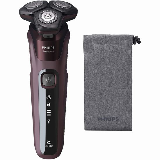历史最低价！Philips 飞利浦 全新5系 S5581/10 干湿两用 电动剃须刀7.5折 89.95加元包邮！