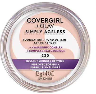  号称SK-II棒棒糖粉霜平价替代！CoverGirl + Olay精华粉膏 12.99加元（原价 14.99加元），含Olay抗老精华 保湿超润不黯沉
