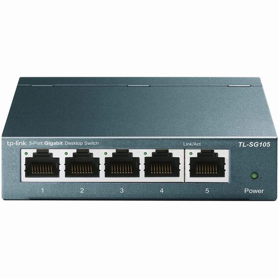  历史新低！TP-Link TL-SG105 5口全千兆以太网交换机5.7折 13加元！