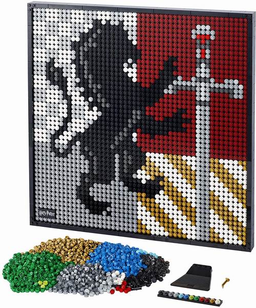 LEGO乐高31201乐高艺术生活系列 哈利波特霍格沃兹院徽 108.63加元（原价 149.99加元）+包邮！