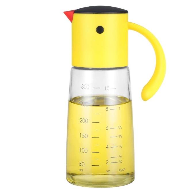 Vucchini 黄色可爱玻璃油醋分配器瓶 16.99加元