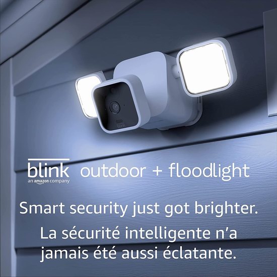历史最低价！Blink Outdoor 3rd Gen 第三代 二合一 感应照明 无线家庭安防摄像头6折 107.99加元包邮！2色可选！