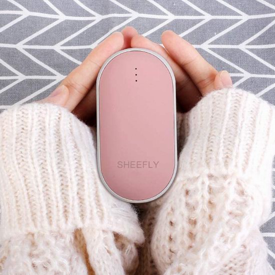  历史新低！SHEEFLY 5200mAh 充电式多功能迷你 暖手宝/充电宝4.7折 16.99加元！2色可选！