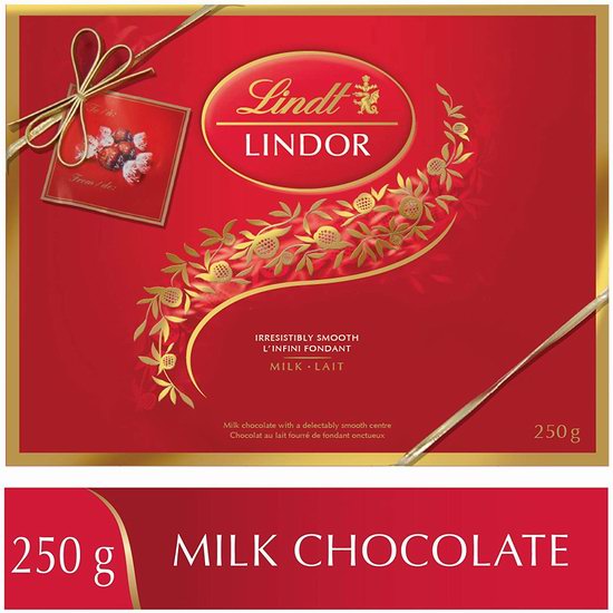  Lindor 瑞士莲 Prestige 软心牛奶巧克力（250克）6.6折 10.53加元！