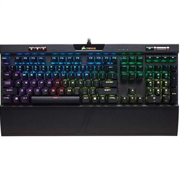  Corsair K70 RGB MK.2 游戏机械键盘 7.4折 169.99加元（原价 229.99加元）