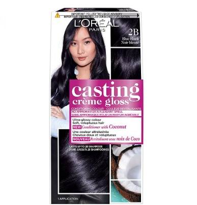  L'Oreal Paris Casting Crème 2B蓝黑色染发剂 7.11加元（原价 8.98加元）