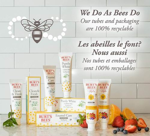  Burt's Bees 无氟牙膏 薄荷味 105毫升 4.74加元（原价 6.99加元）