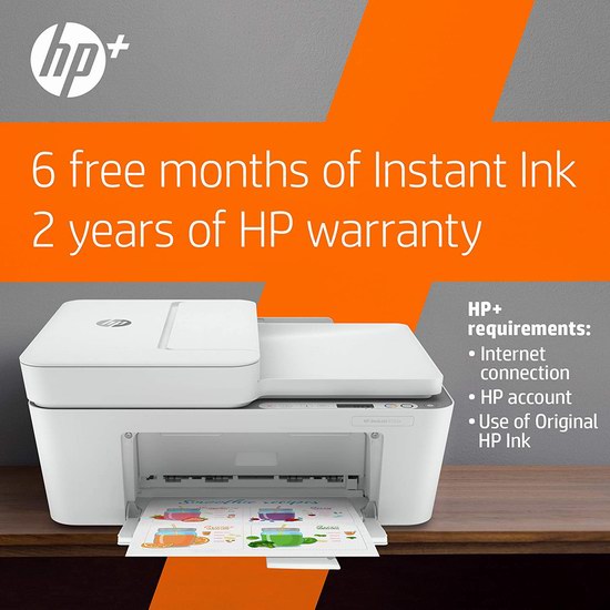 历史新低！HP 惠普 DeskJet 4155e 多功能一体无线彩色喷墨打印机6.7折 114.99加元包邮！送6个月墨盒！