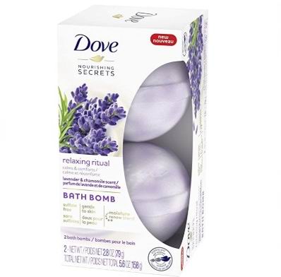  Dove Nourishing Secrets 沐浴炸弹 2个装 7.57加元  ！熏衣草洋甘菊香气/芒果杏仁/牡丹玫瑰 3款可选！