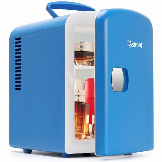 郊游必备！AstroAI 4升 制冷/加热二合一 高颜值迷你复古冰箱6.4折 57.79加元包邮！6色可选！